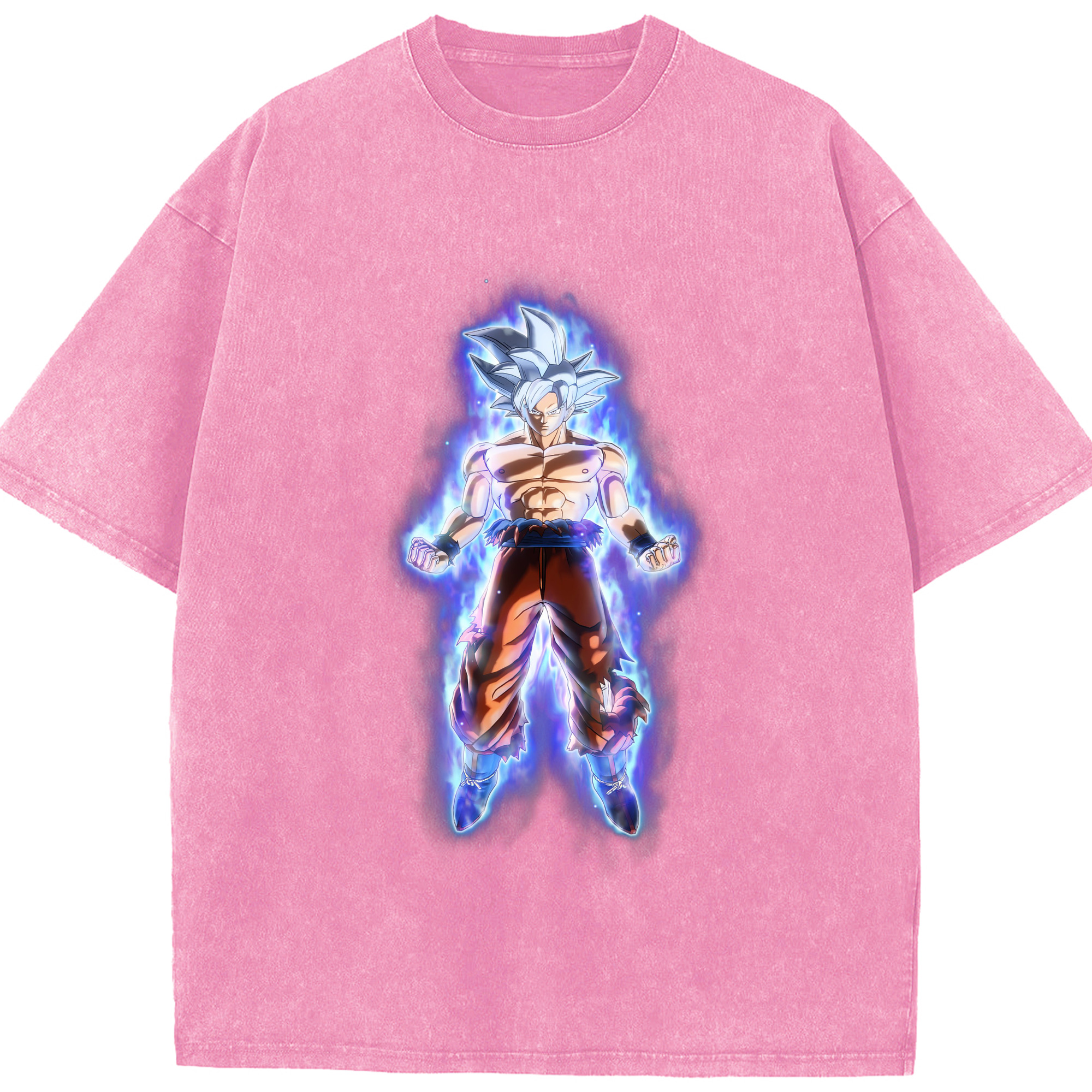 （画像用） ドラゴンボール 孫悟空（そん ごくう）Son Goku カカロット DRAGON BALL Kakarotto 綿100% ヴィンテージ風 半袖Tシャツ（フロントプリント）